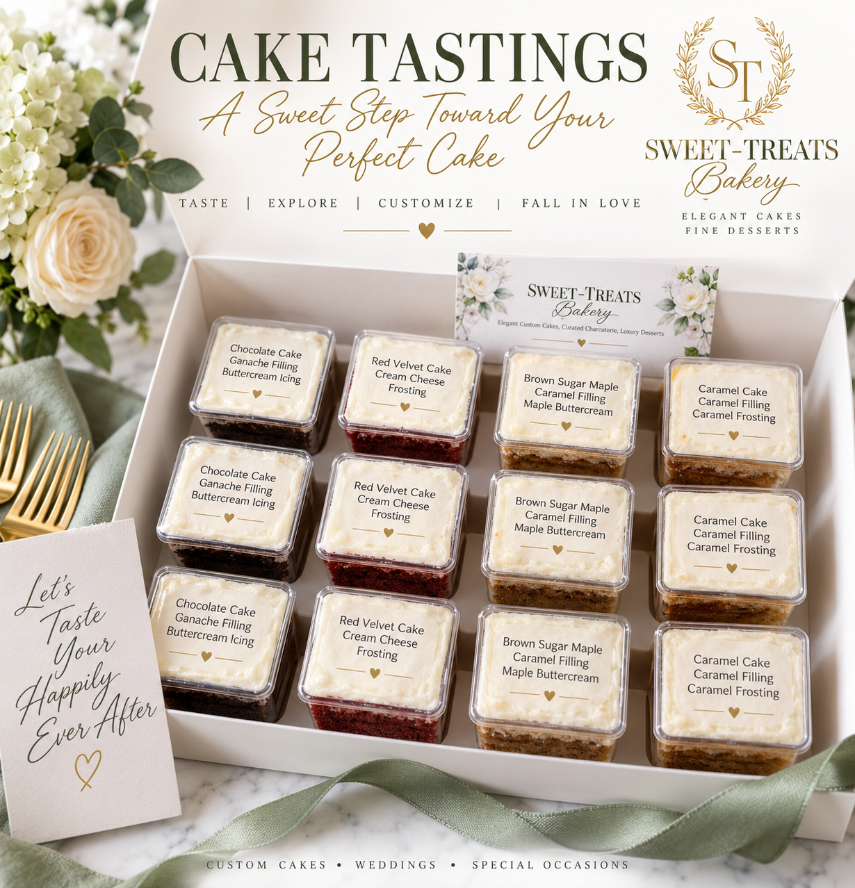 What to Expect at a Wedding Cake Tasting: A Guide for Roanoke & Smith Mountain Lake Couples